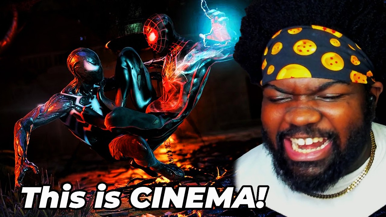 When the Spider men and Venom turned New York into a WAR ZONE @blankboy_ REACTION