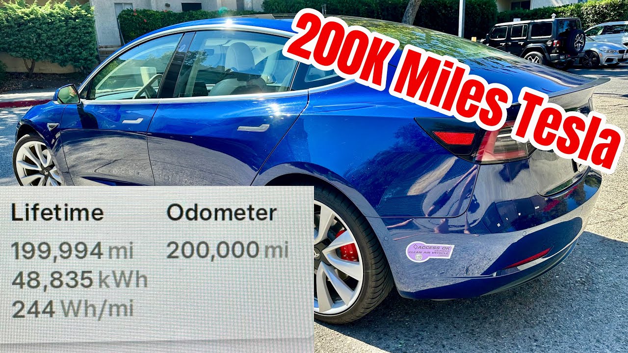 Шокирующая правда о Tesla Model 3 с пробегом 200 тыс. миль