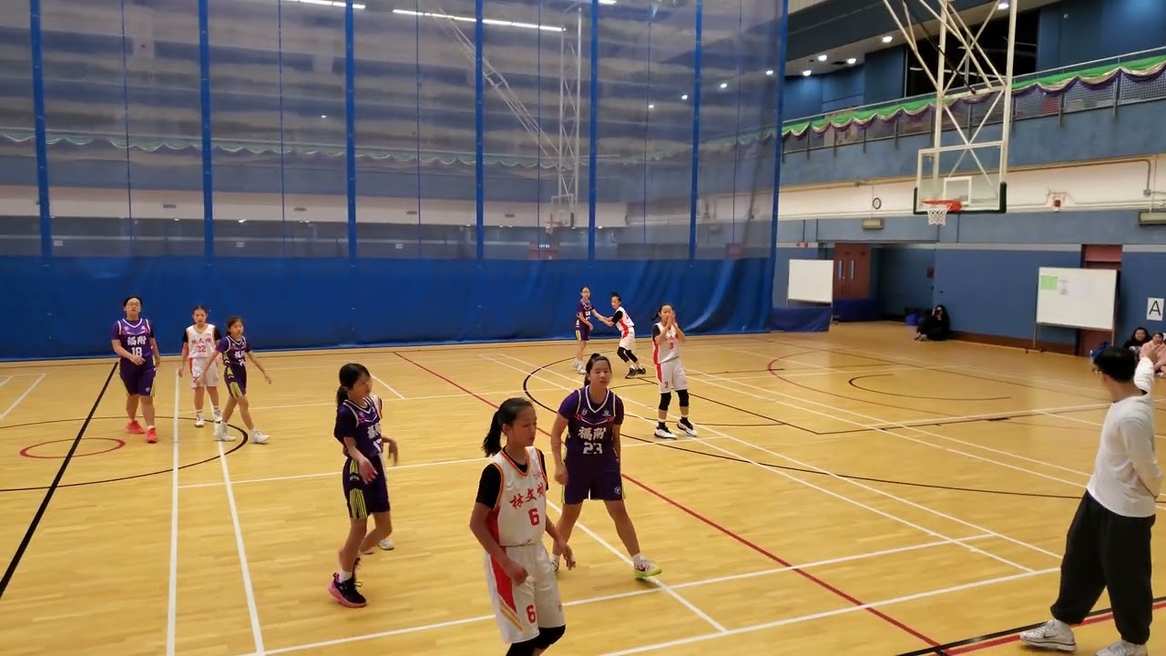 林文燦 (白) vs 福附 (紫) [40:14] | 2025-2026 小學學界女子籃球 | 九龍東 | 決賽 | 2026-03-10@順利邨體育館