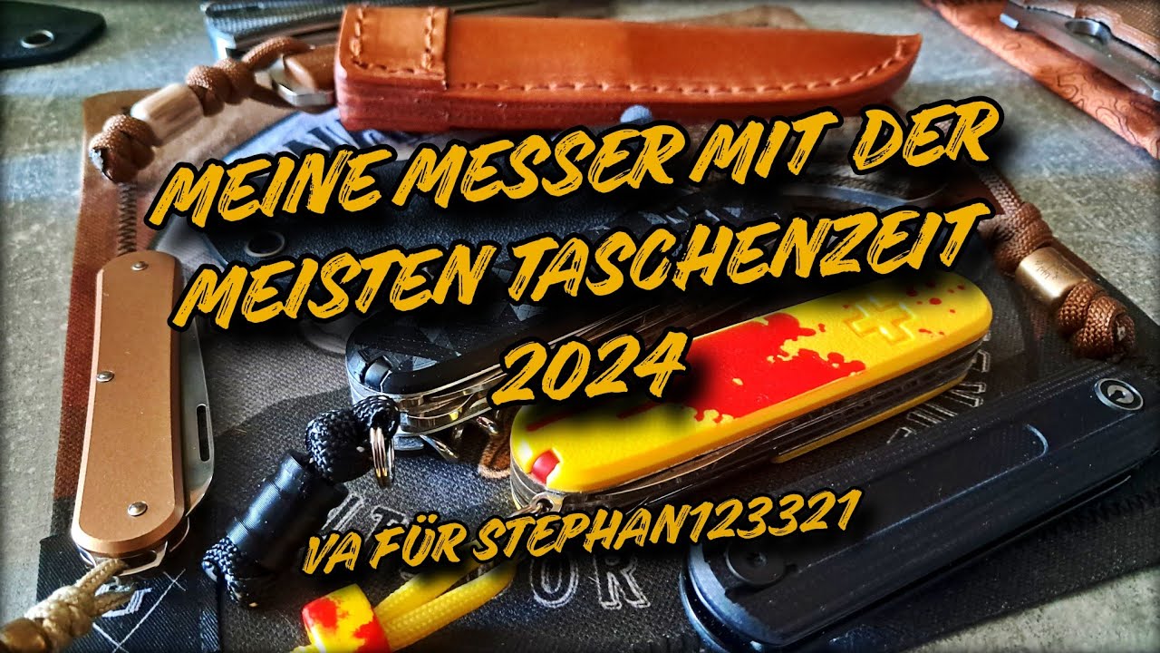 Meine Messer mit der meisten Taschenzeit 2024 | Va @stephan123321