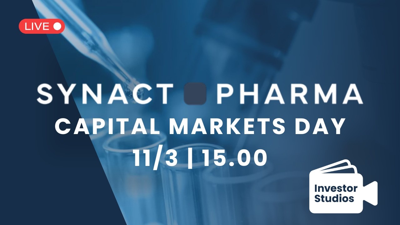 SynAct Pharma - Capital Markets Day LIVE 15.00
