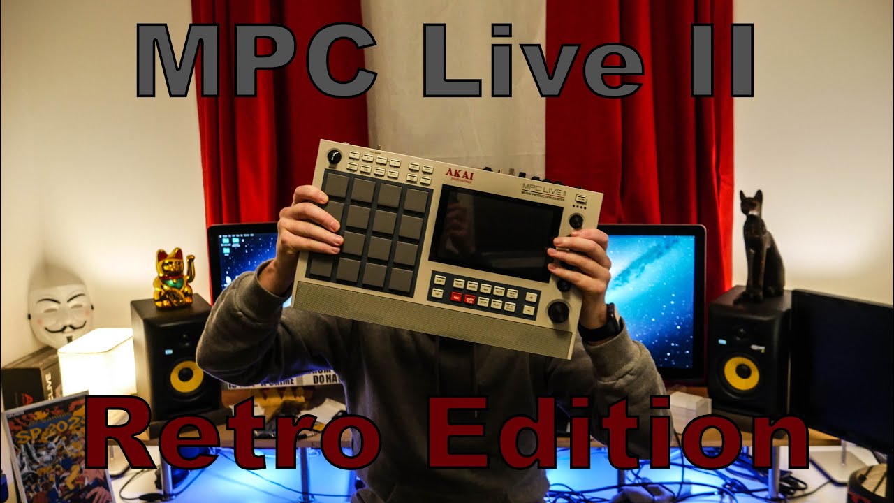 Unboxing and making a beat with the brand new MPC Live II Retro Edition with Mes