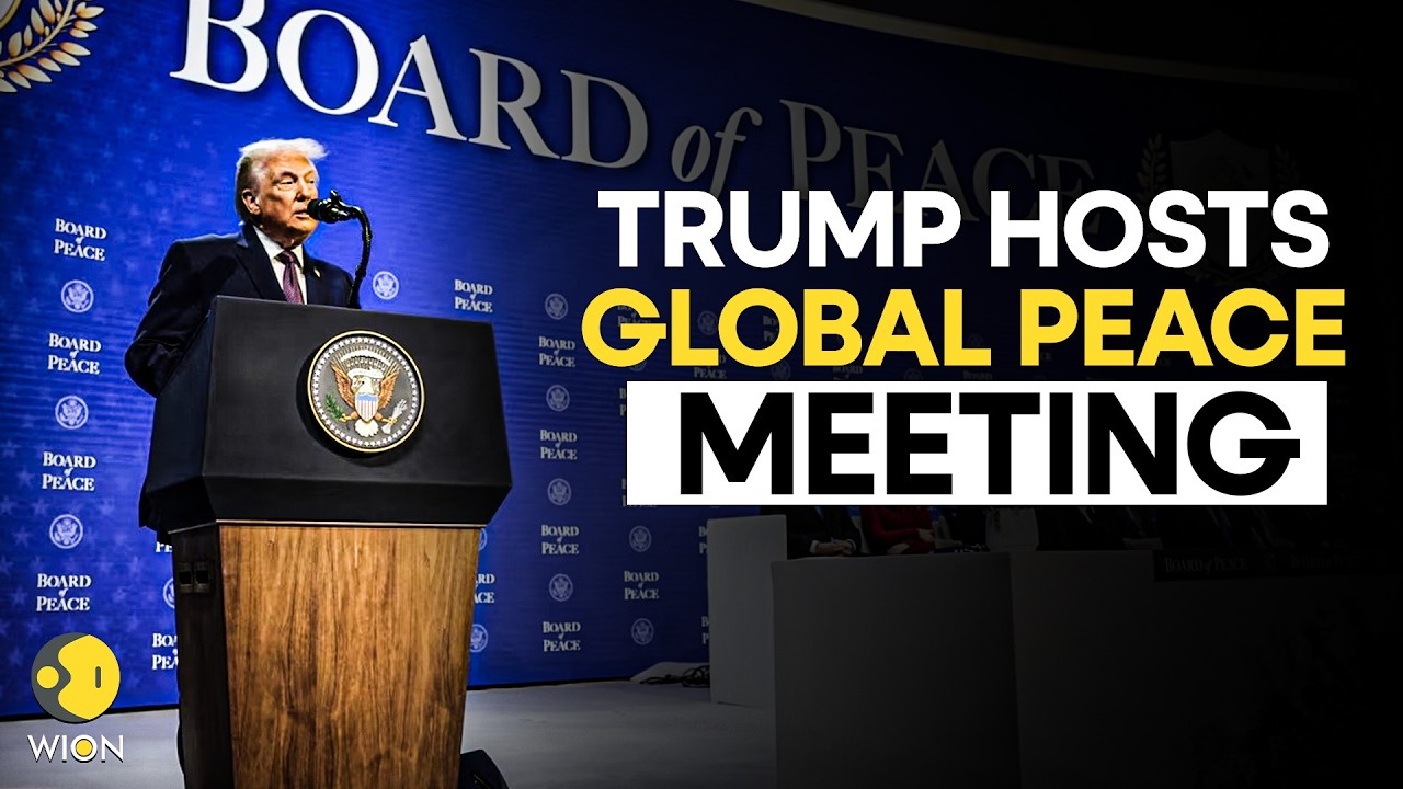 Board of Peace Meeting LIVE: Trump Leads Inaugural Session on Global Peace Initiatives | WION