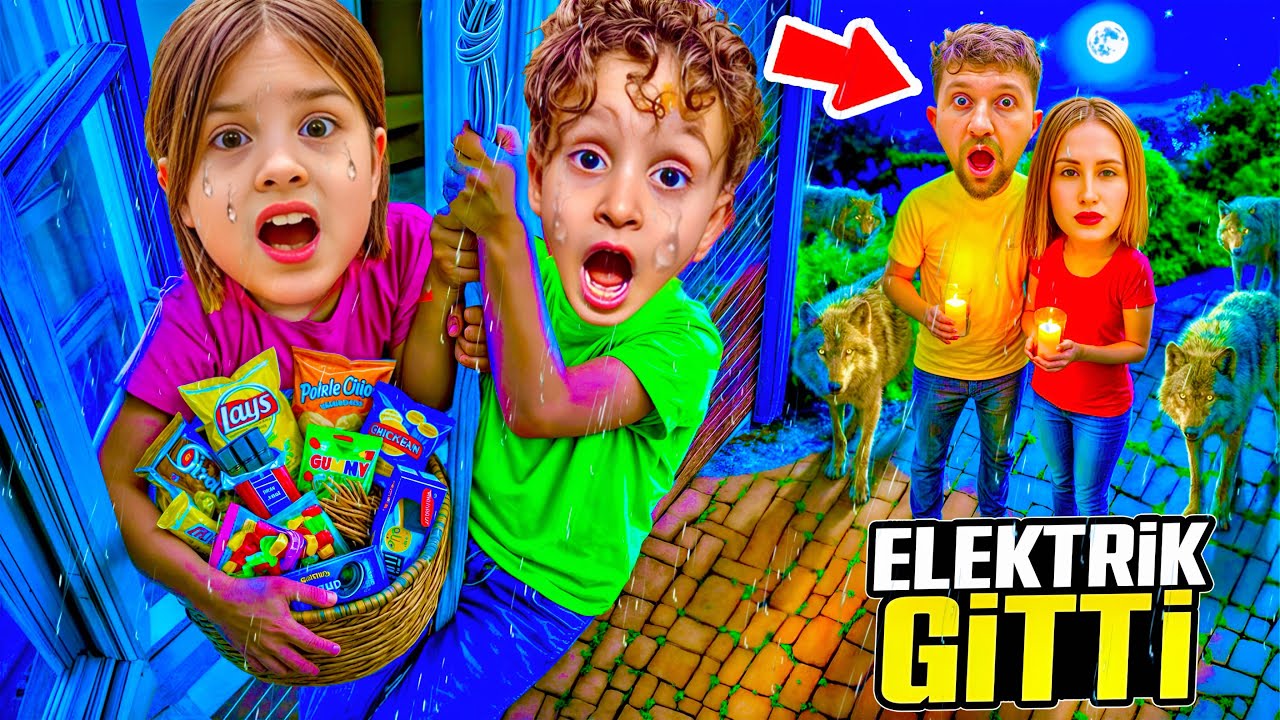 KUZEY ELİF ELEKTRİK KESİLDİ !! GECE MİNİK EVE TAŞINDIK !! EYVAH KURT SESİ VAR !!