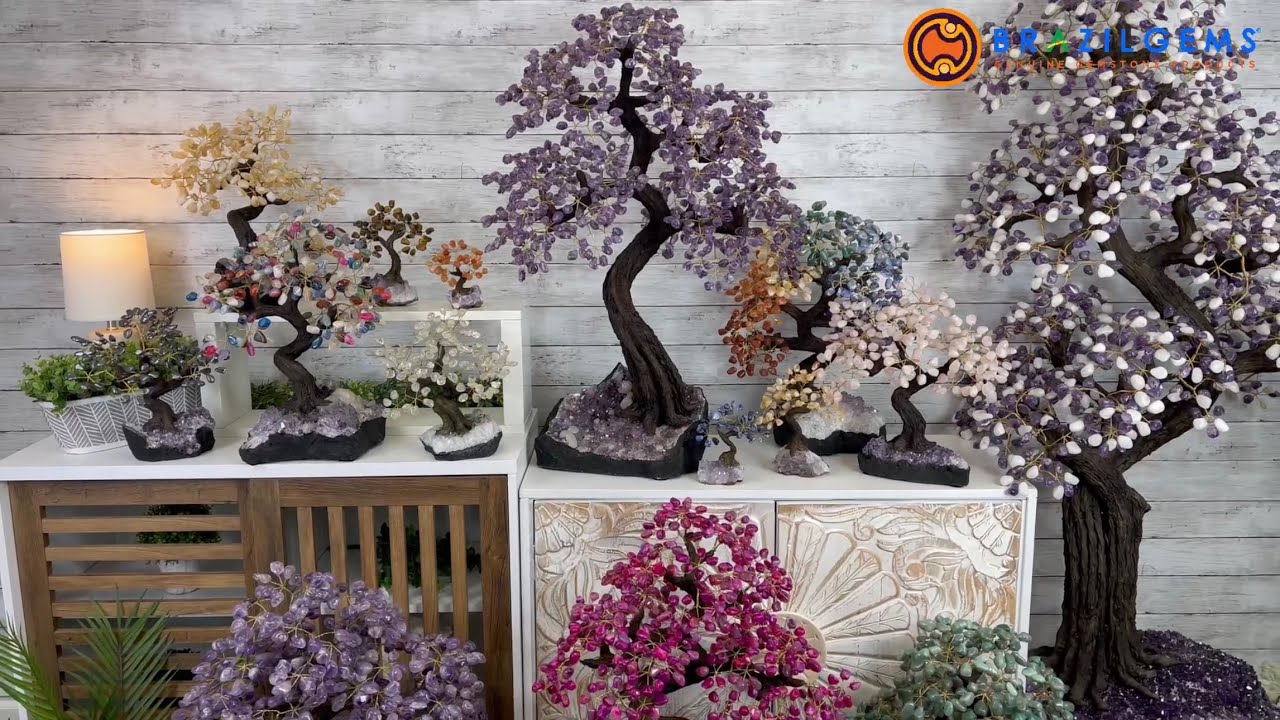 Brazil Gems® brings you an Extensive Collection of Gemstone Trees 🔮 For Sale🛍️🛒