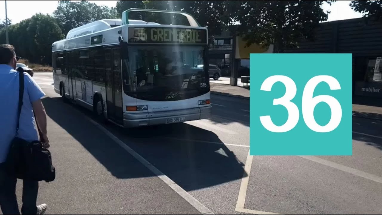 Heuliez GX317 GNV N°515 - Ligne 36 entre Trentemoult et Gréneraie - Réseau TAN - Nantes