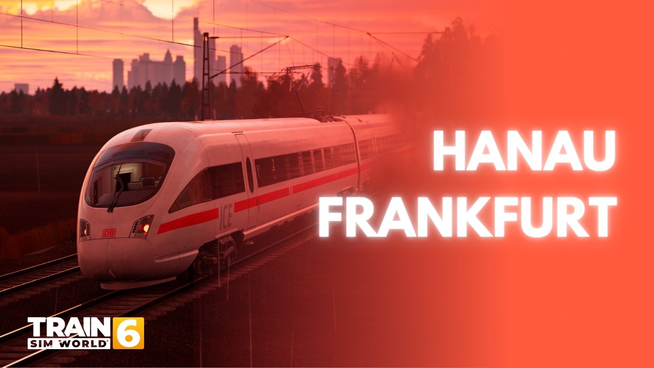 Train Sim World 5: Hanau - Frankfurt (Main), ICE-T | No commentary gameplay (2025) | 4k@60fps
