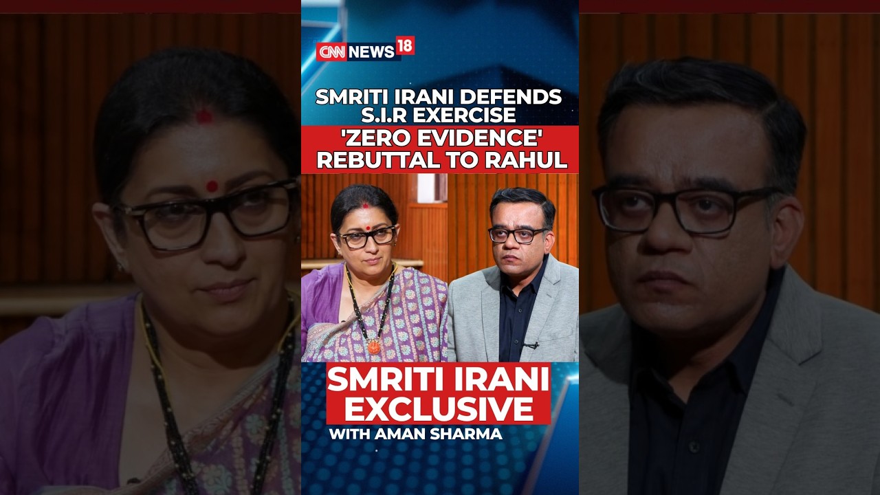 Electoral Roll Row: Smriti Irani Defends Election Commission, Questions Rahul&rsquo;s Claims | N18S
