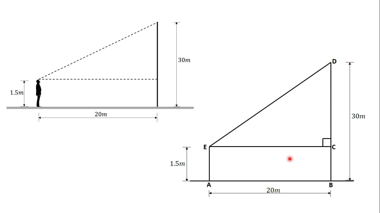 19 Practical Problems involving Angles of Elevation and Depression QUESTION 2