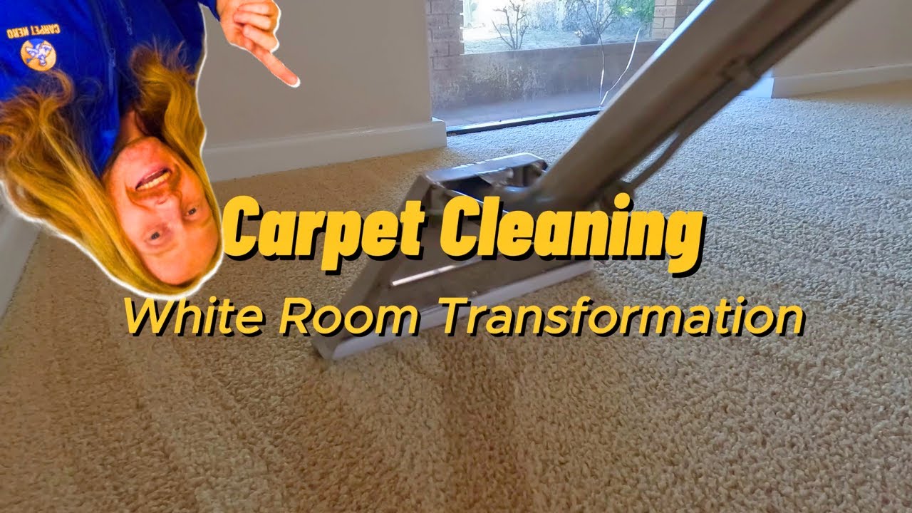 AMSR - Satisfying Carpet Cleaning | NO VOICE OVER or MUSIC! | Full Job | DIRTY White Room |