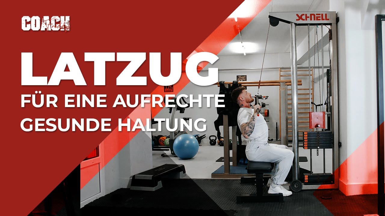 Richtig R&uuml;cken trainieren am Latzug 💯✅