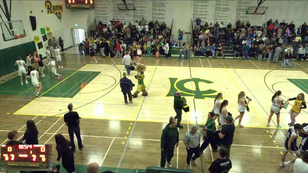 SENIOR NIGHT! Lethbridge Collegiate Institute vs Cardston High School Womens Varsity Basketball