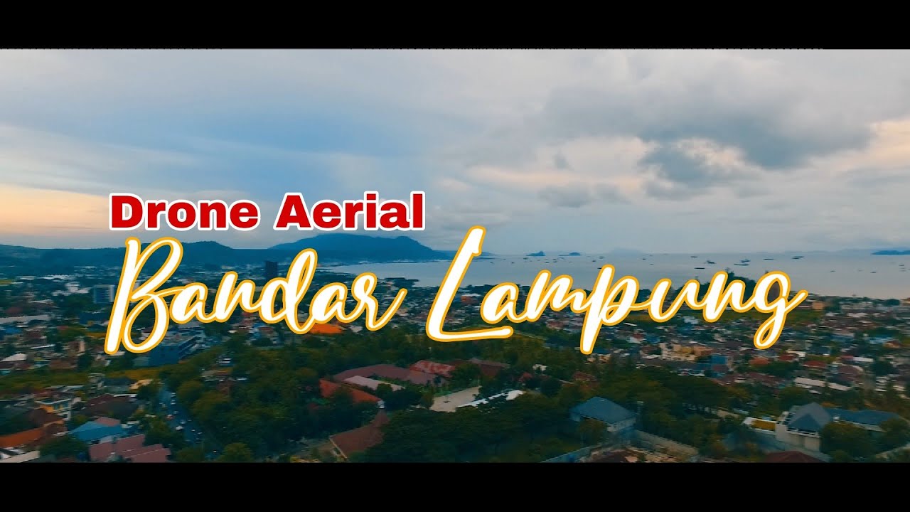 Stock Footage Drone Aerial Bandar Lampung