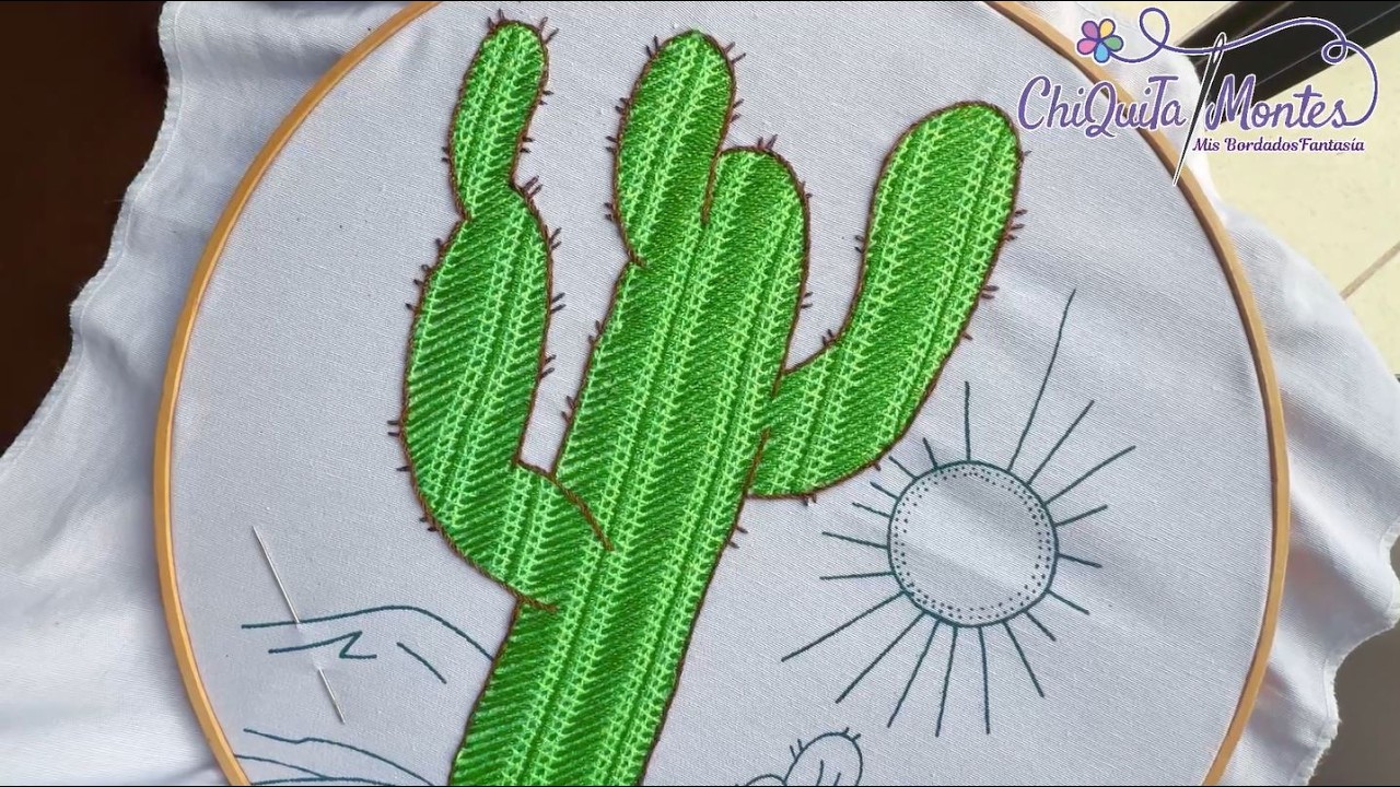Cactus 1 #bordado #embroidery #tutorial
