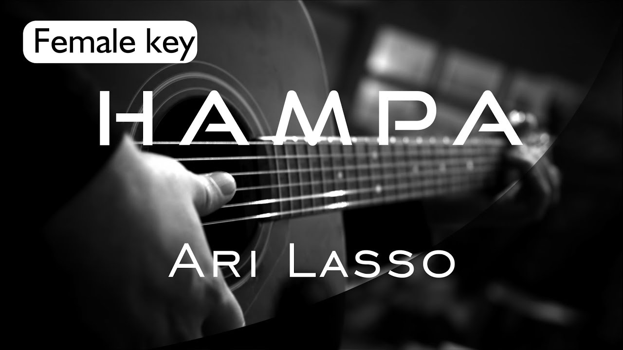 Hampa - Ari Lasso Female Key ( Acoustic Karaoke )