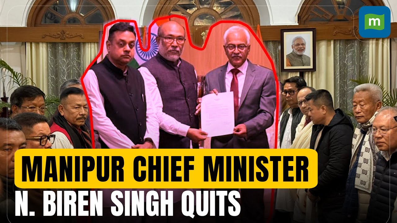 Manipur CM N Biren Singh Resigns | Political Shake-Up in Conflict-Hit State