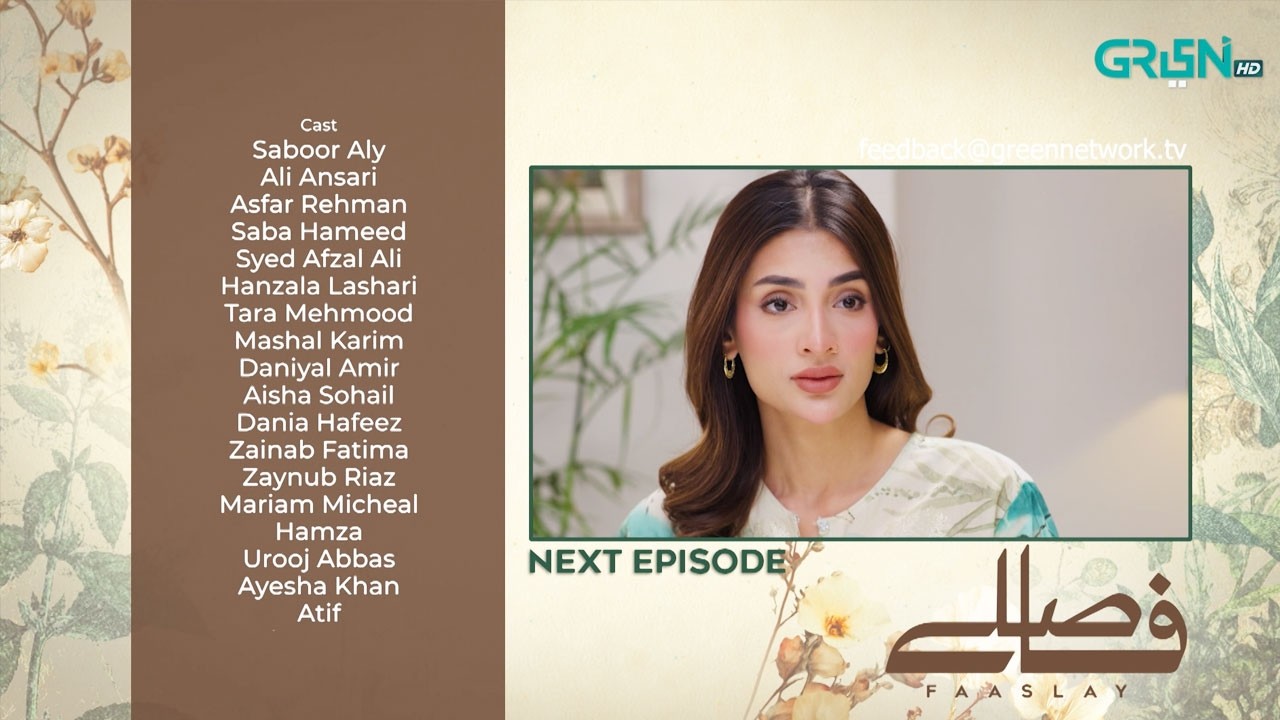 Faaslay Episode 45 Teaser | 14th March 2026 | Ali Ansari | Saboor Aly | Multiverse Entertainment