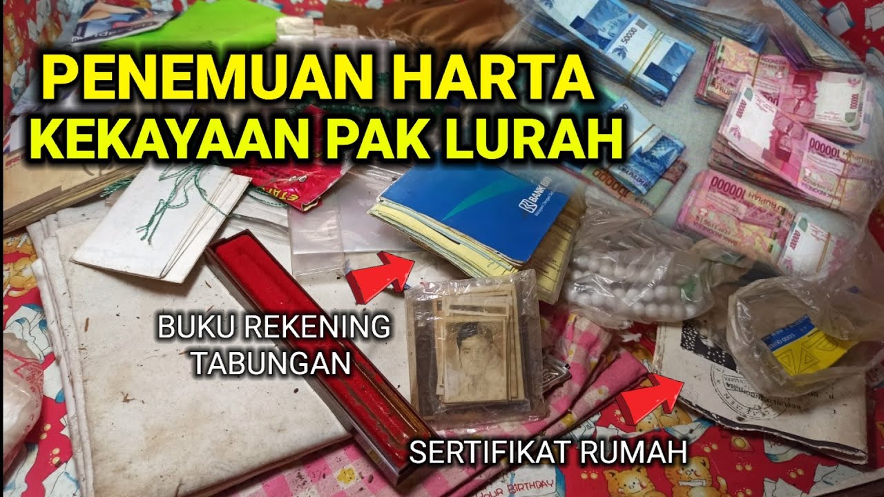 GOKIL!! PENEMUAN HARTA KEKAYAAN PAK LURAH DI RUMAH KOSONG TAHUN 1980