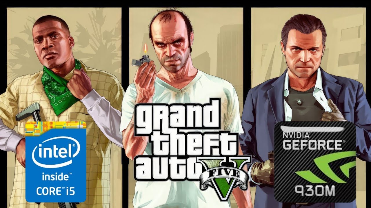 Grand Theft Auto V Enhanced on GeForce GT 930M 2GB - Intel Core i5 5200U - 8GB RAM [ASUS A455LF]