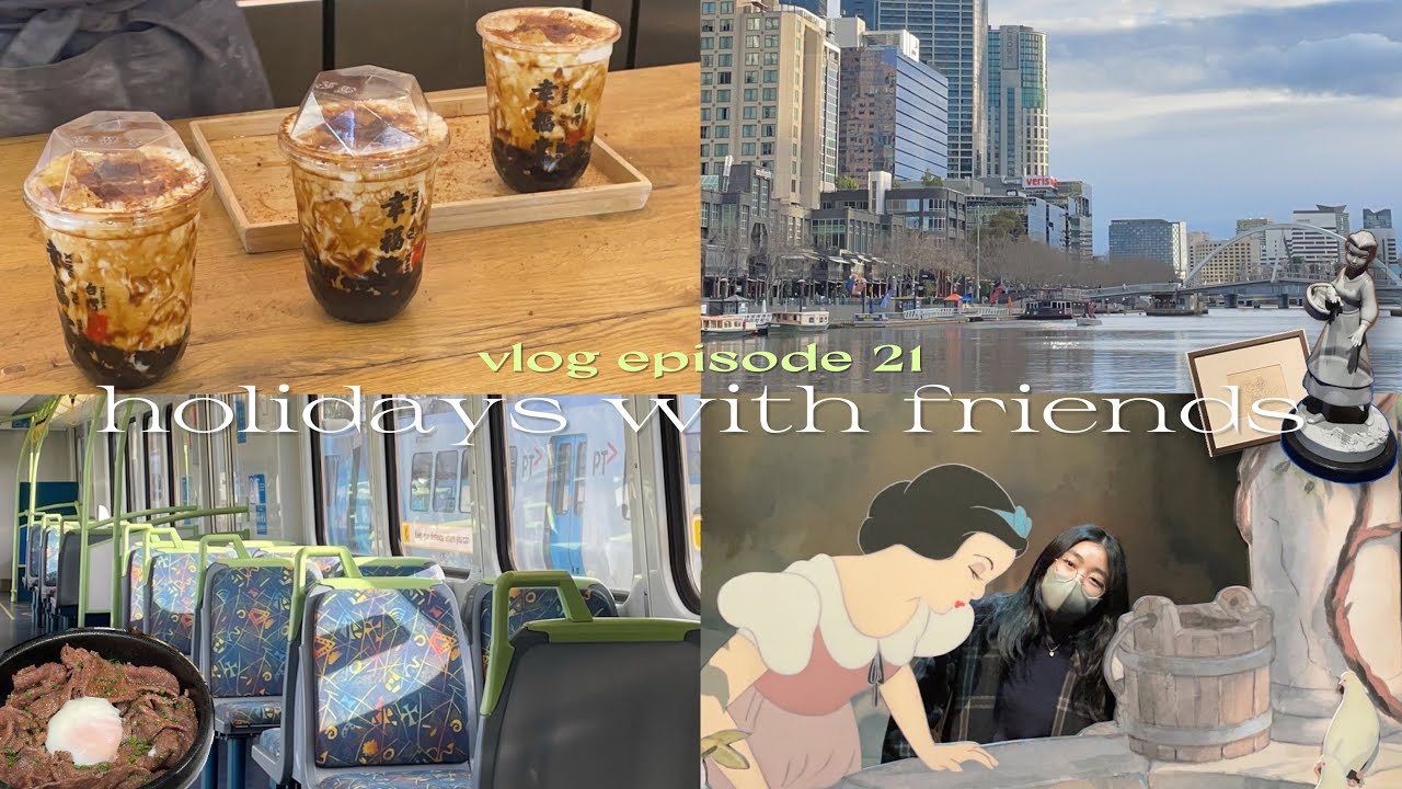 s2 vlog 🚃going to the city; getting my ears pierced, disney exhibition and karaoke!