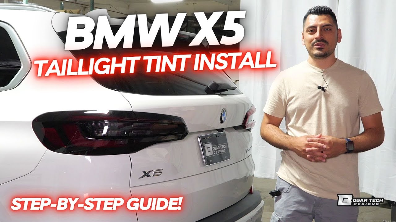BMX X5 (2019-2023) Taillight Tint Installation
