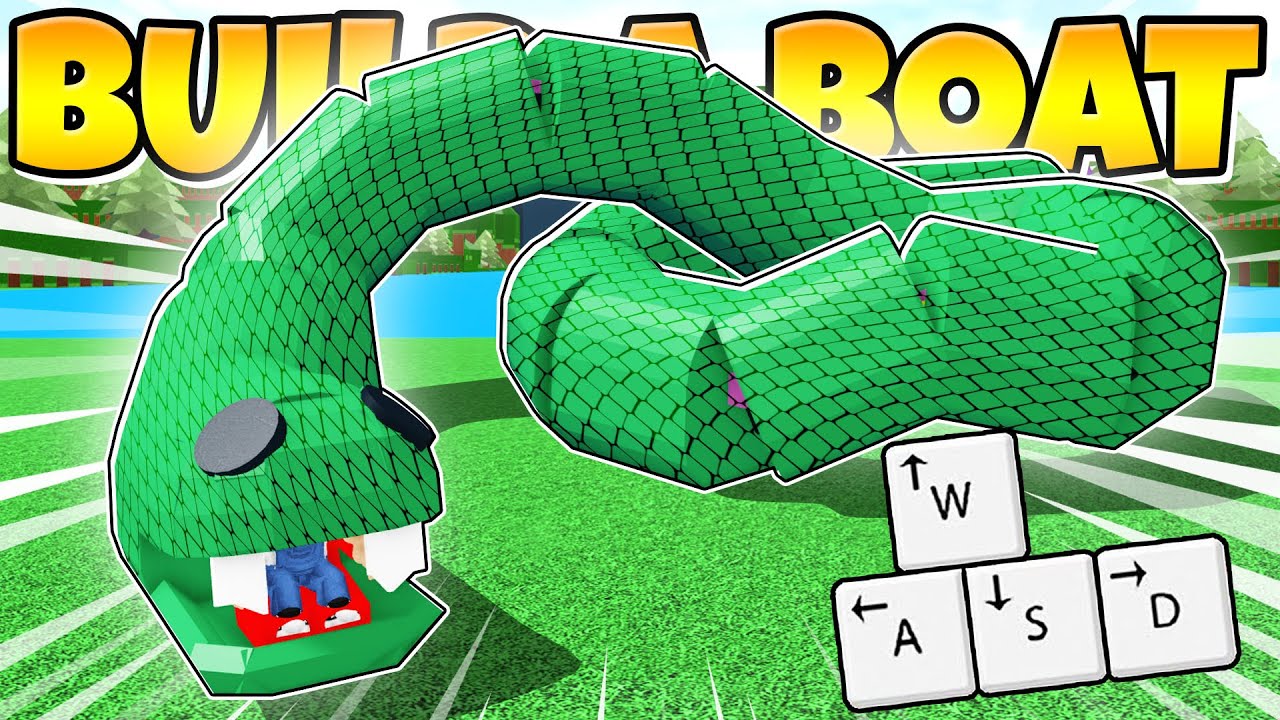 I BUILT A WORKING SNAKE In Build a Boat! 🐍
