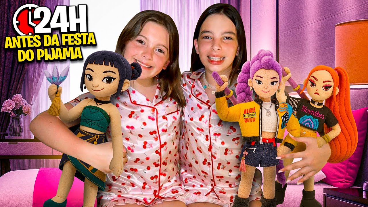 TUDO QUE ROLOU 24HRS ANTES DA NOITE DO PIJAMA DAS GUERREIRAS DO KPOP