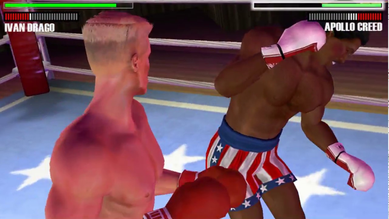 Rocky Balboa - PSP (PPSSPP) Ivan Drago vs Apollo Creed - Historical Fight