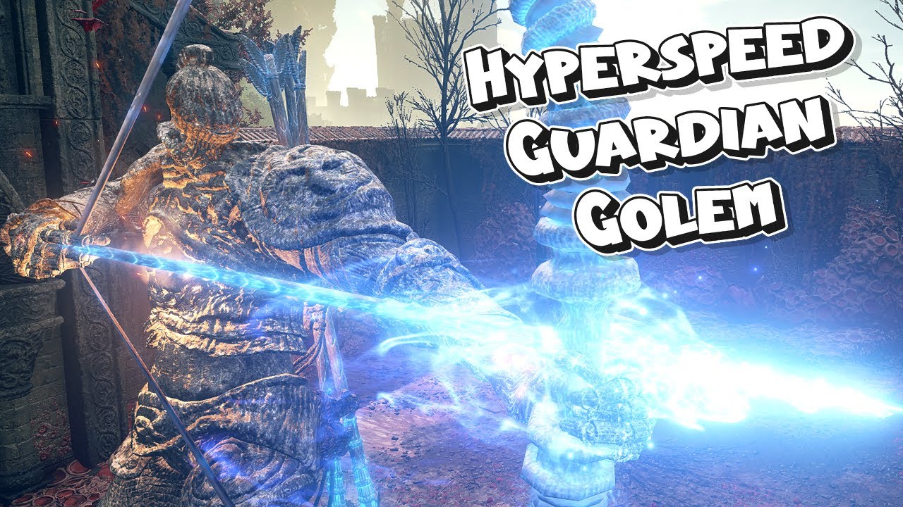 Hyperspeed Guardian Golem - Devastating Stream of Arrows - Elden Ring Shadow of The Erdtree DLC