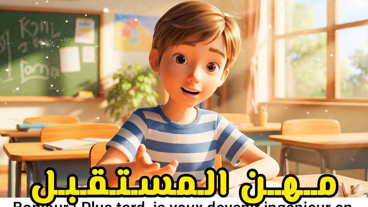 أتحدثت عن مهنتي المستقبلية بالفرنسية mon m&eacute;tier d'avenir