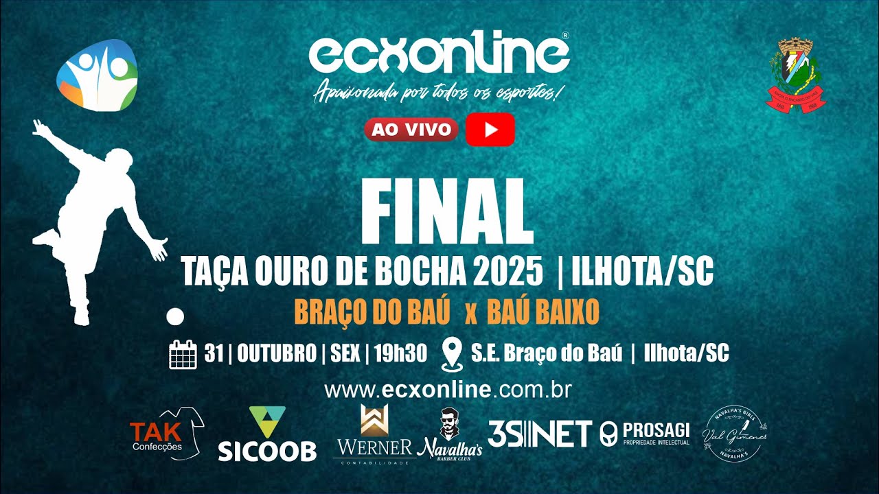 TA&Ccedil;A OURO DE BOCHA 2025  |  FINAL  |  ILHOTA/SC