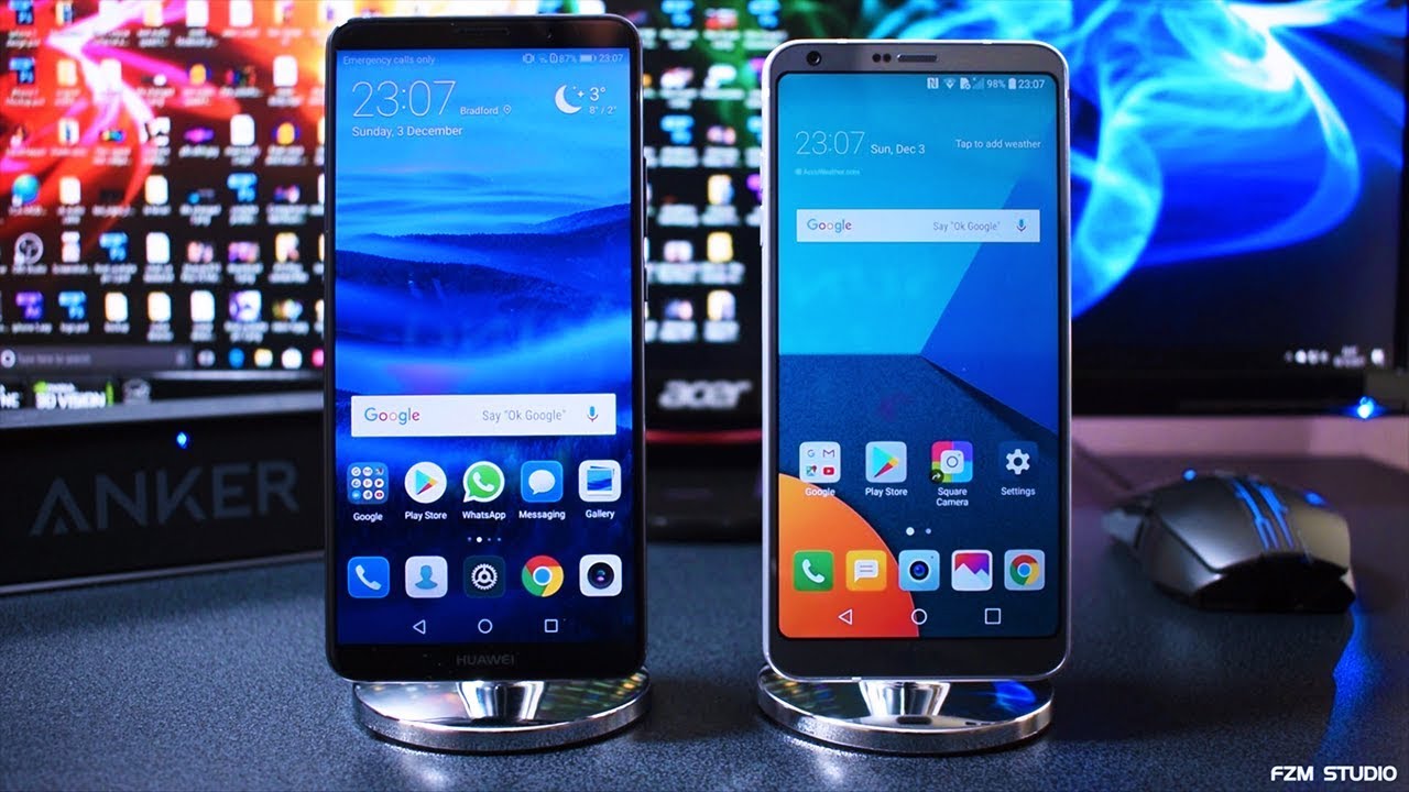 Huawei Mate 10 Pro VS LG G6 - Speed Test