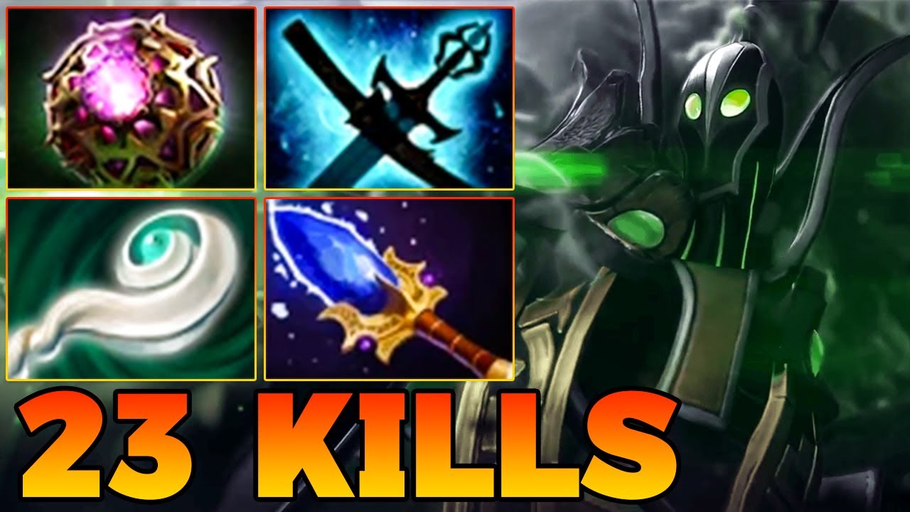 23 Kills Rubick Dota 2 ! Rubick Dota 2 Mid Lane Carry Gameplay Build Support 7.40