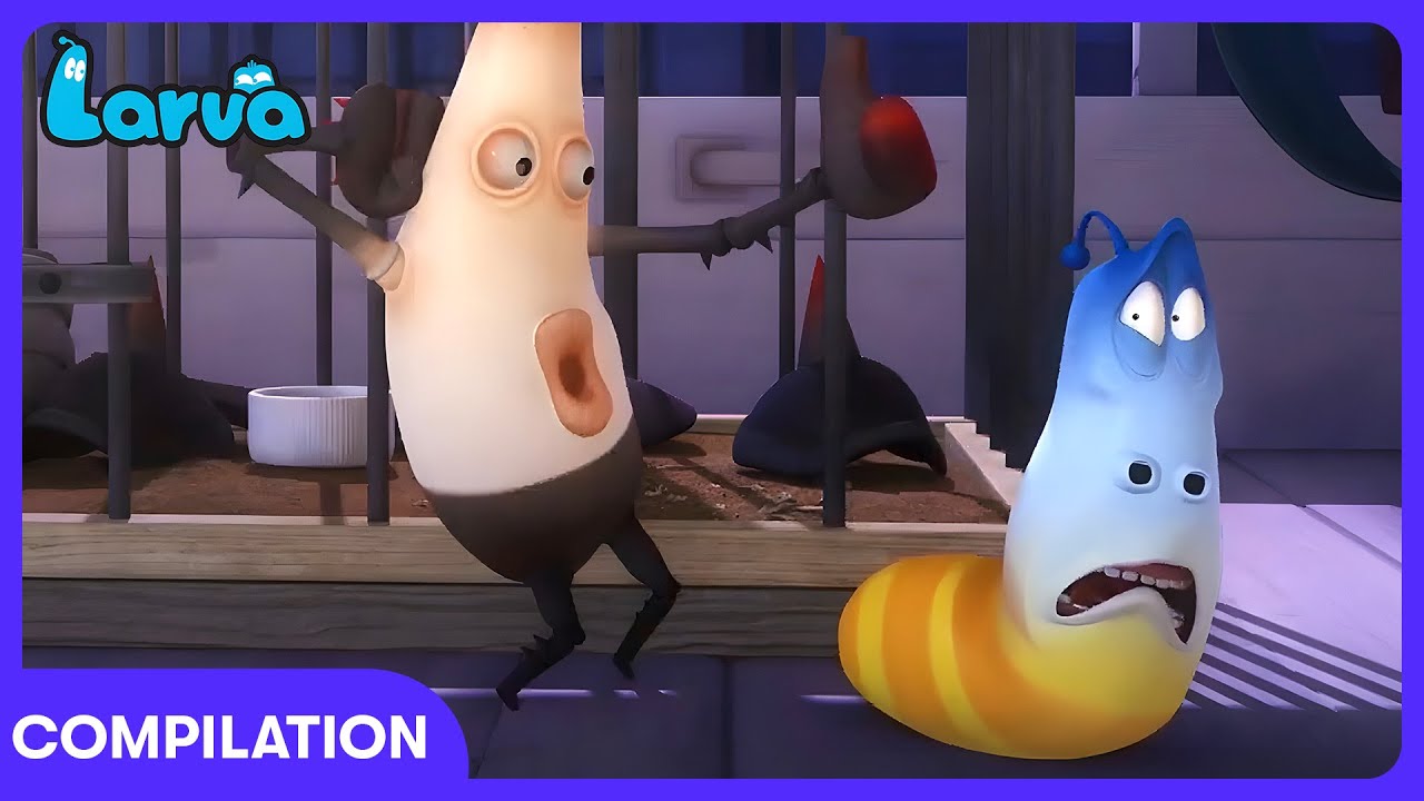 Larva - Svart är tillbaka! | Barnfilm | WildBrain Comedy Club - Svenska