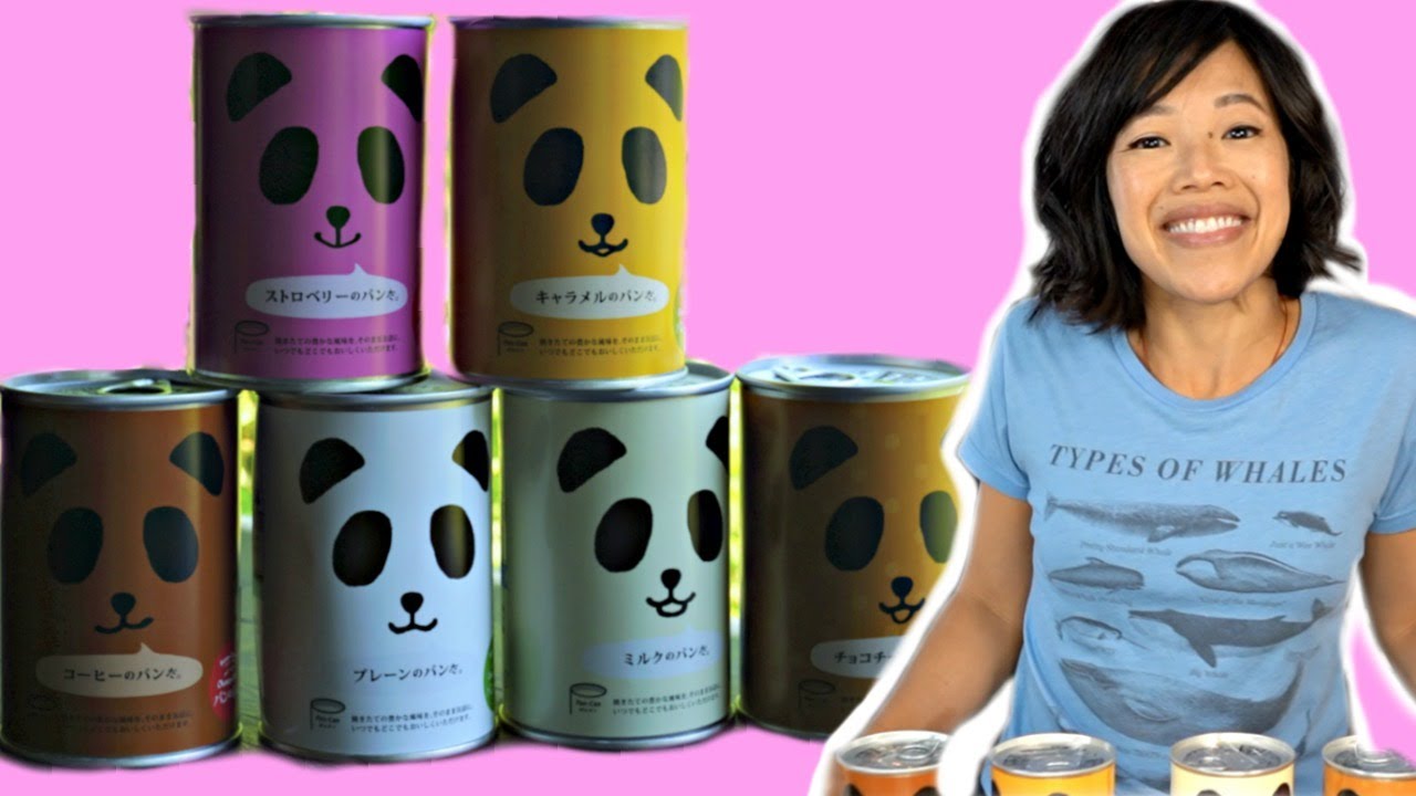 APOCALYPSE Bread & Butter -- 6 Flavors of Panda BREAD IN A CAN | Japanese Emergency Rations