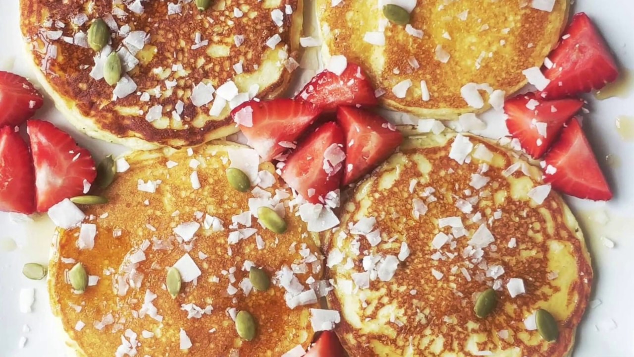 Coconut Pancakes | Coconut flour pancakes | Gluten free pancakes