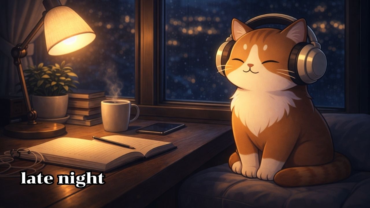 late night study lofi 🌙 work & concentration beats 1 hour