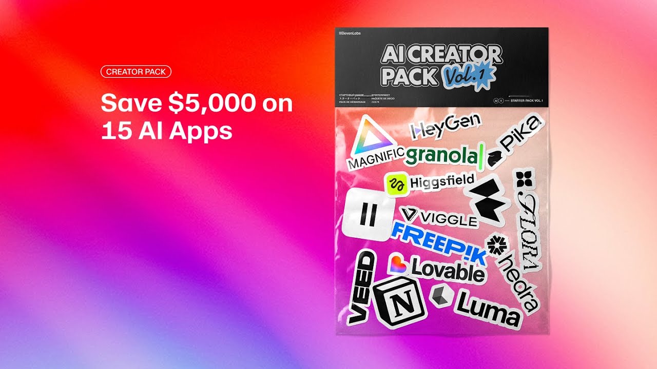 Introducing the AI Creator Pack: Volume 1