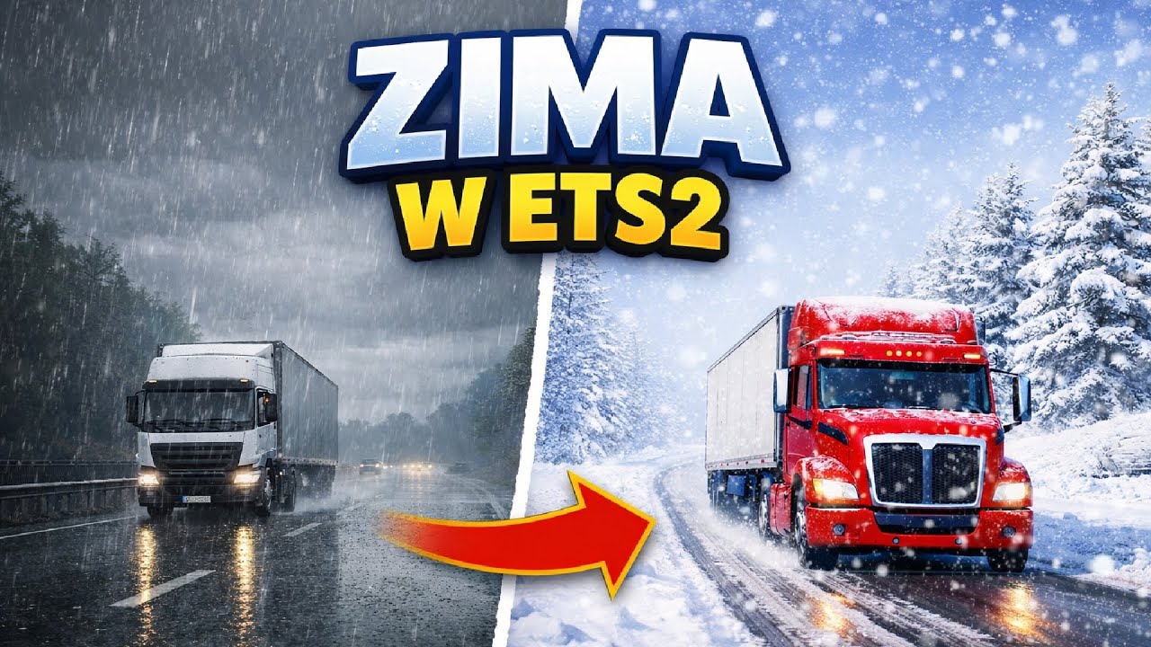 Jak Dodać Zimę i Śnieg do ETS2 (Frosty Winter Mod do 1.57)