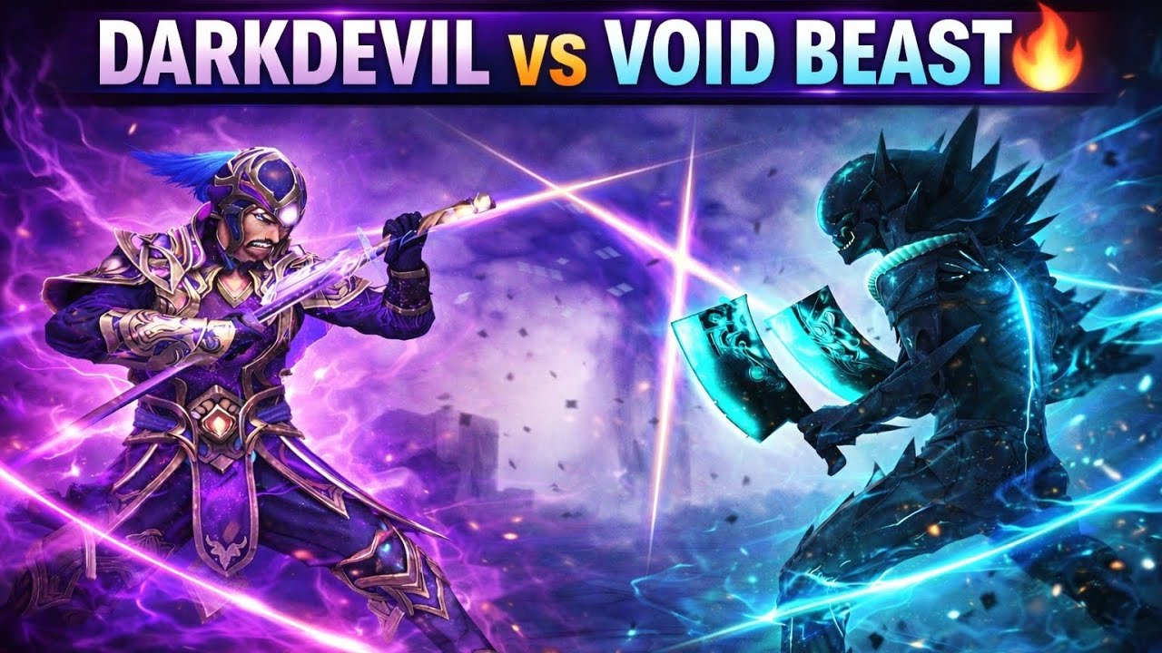 DARKDEVIL vs VOID BEAST 🔥 | Epic Shadow Fight Battle | Ultimate Showdown
