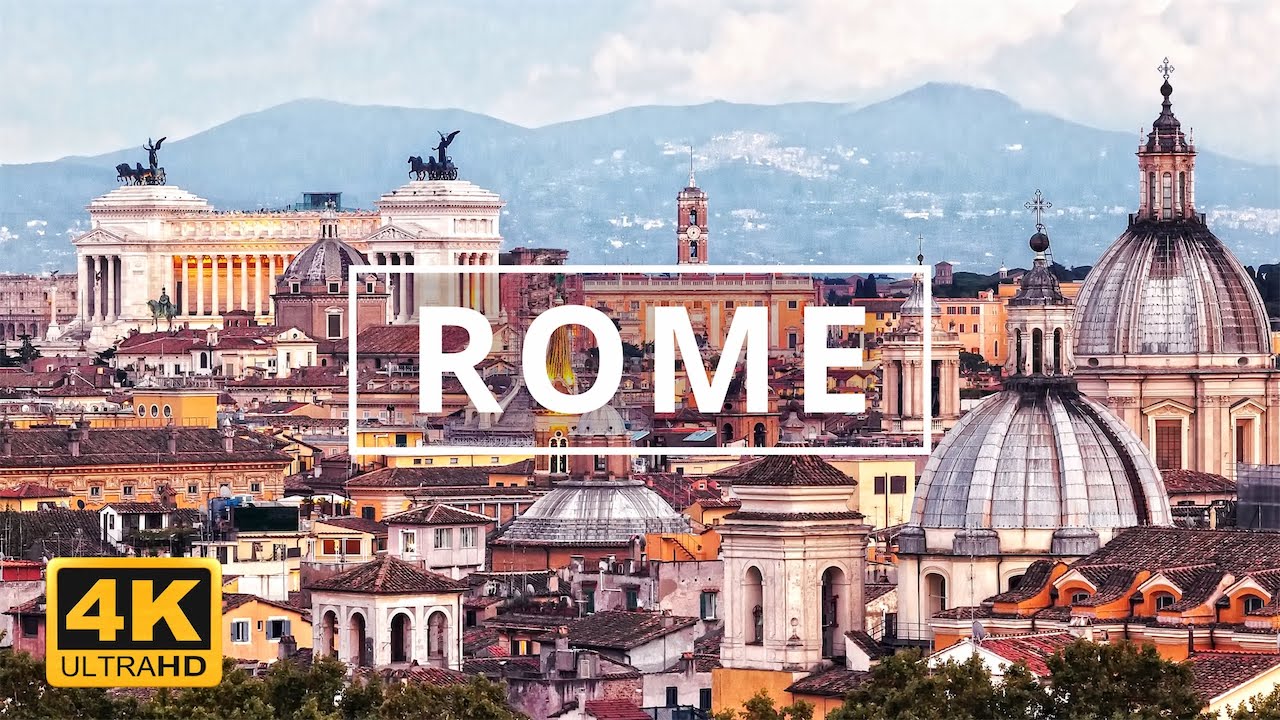 Rome, Italy 🇮🇹 | 4K Drone Footage