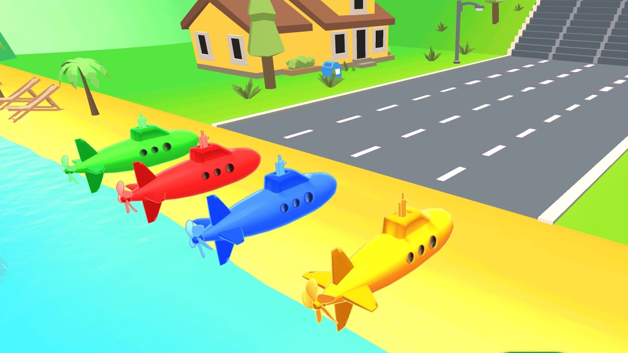 Double Flatbed Trailer Truck vs Speedbumps Train vs Cars | Tractor vs Train  level 567