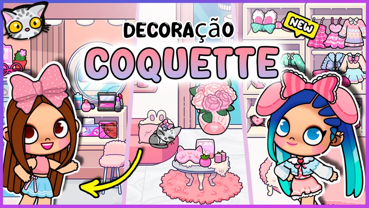 🏡 Nova Mansão Estilo Coquette! ✨ Ideias de Móveis e Decoração Gratuitos com Voz 🔊 Avatar World