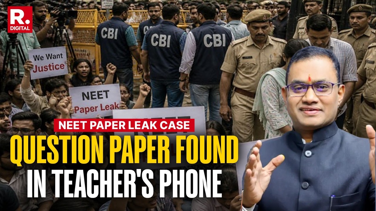 NEET Paper Leak: CBI Investigation Reveals Question Papers Found In Teacher's Phone | Motegaonka