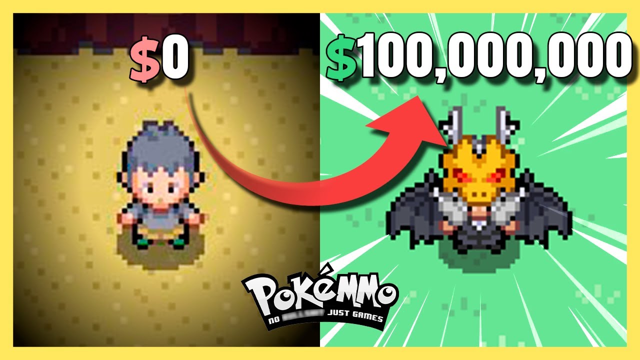 PokeMMO | 💰El SECRETO para llegar a 100 MILLONES de DINERO