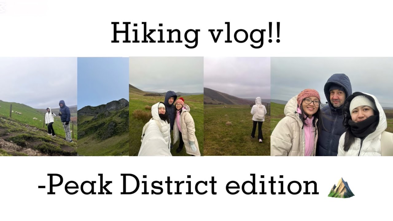 Peak District Hiking Vlog ⛰️ | Day in my life | Hot Chocolate + Coffee ☕️ | Sheep 🐑 | Paragliders 🪂