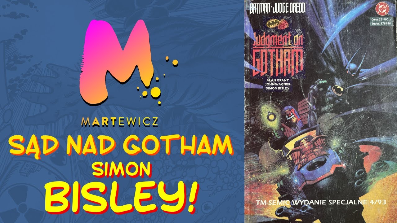 Batman Judge Dredd: SĄD NAD GOTHAM i Simon BISLEY! -- TM-Semic Wydanie Specjalne 4/93!
