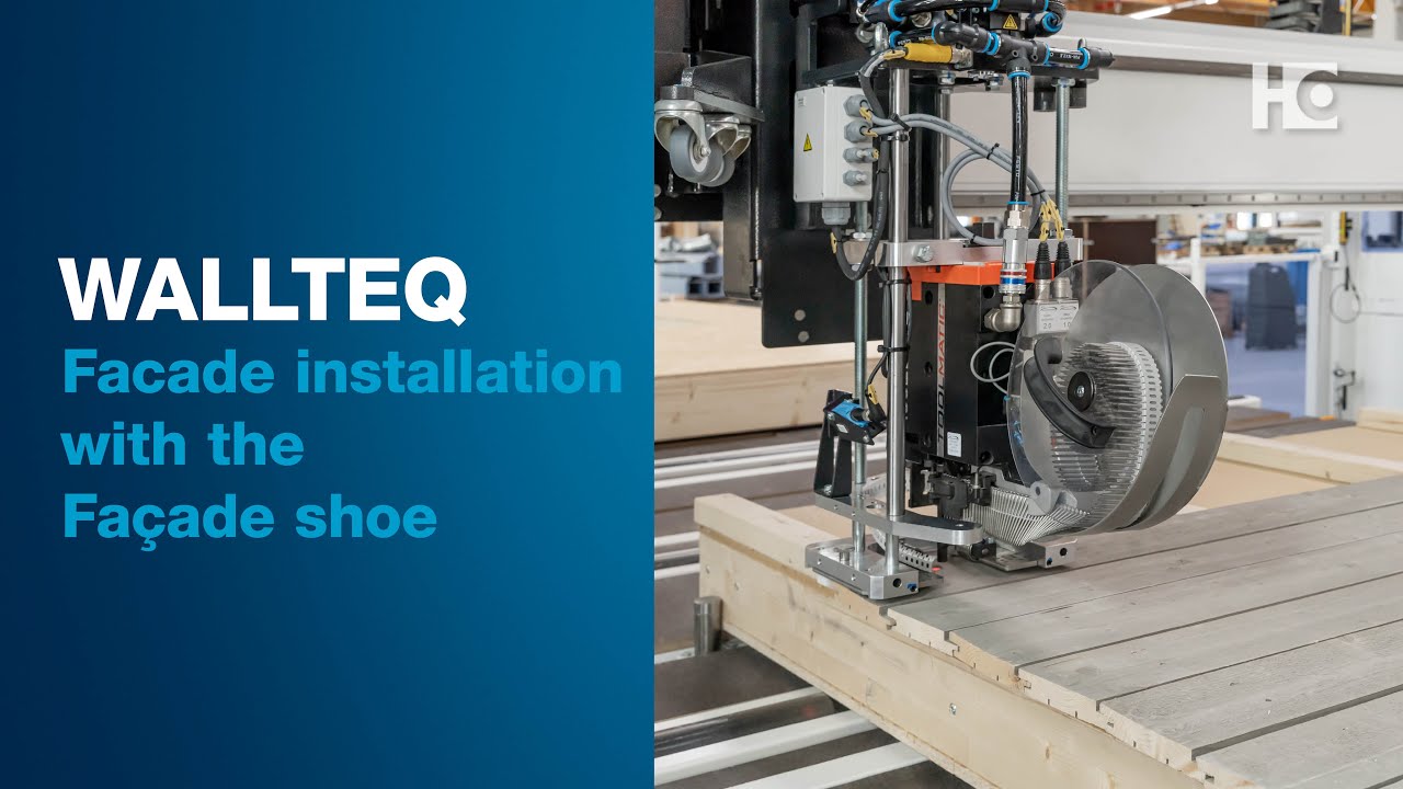 The façade shoe – semi-automatic alignment and fastening of façade boards