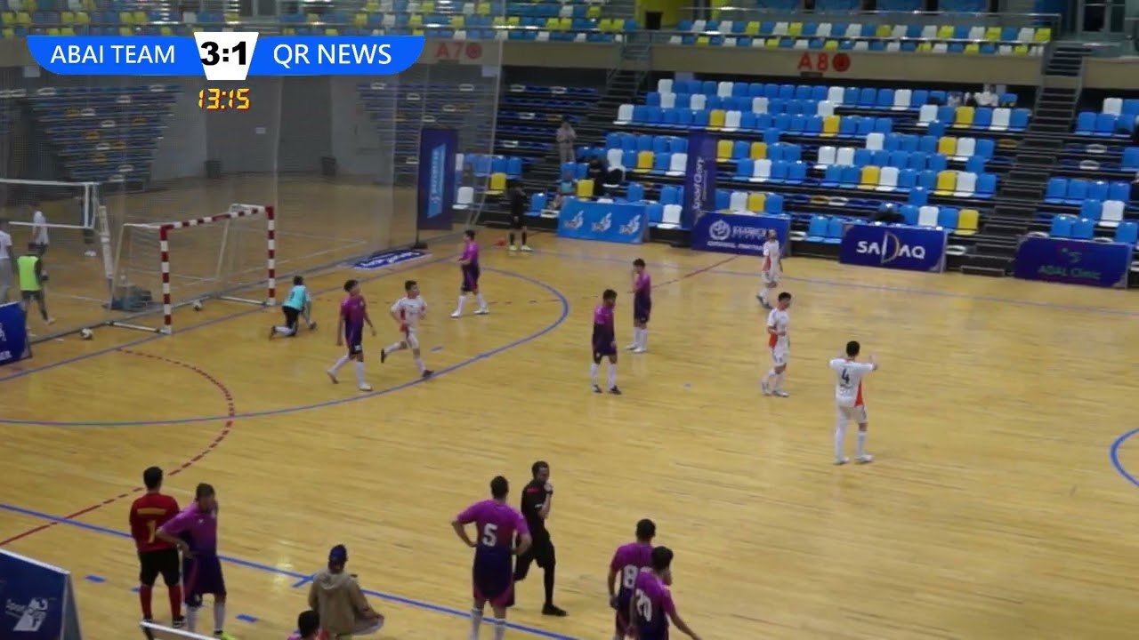 BAQ LIGA. FUTSAL      ABAI TEAM VS QR NEWS