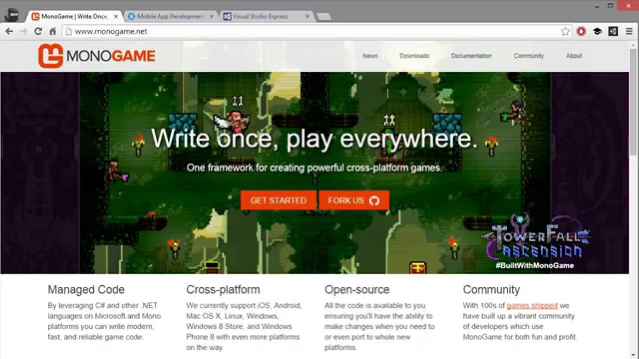 Tuto MonoGame - Créer un jeu en C# avec MonoGame (1)